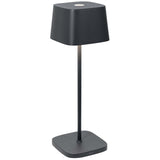 Lampă de masă Ofelia reîncărcabilă – antracit