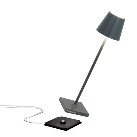 Lampă de masă Poldina Micro reîncărcabilă – antracit