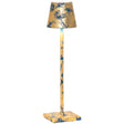 Lampă de masă Poldina Micro – auriu crackle/albastru