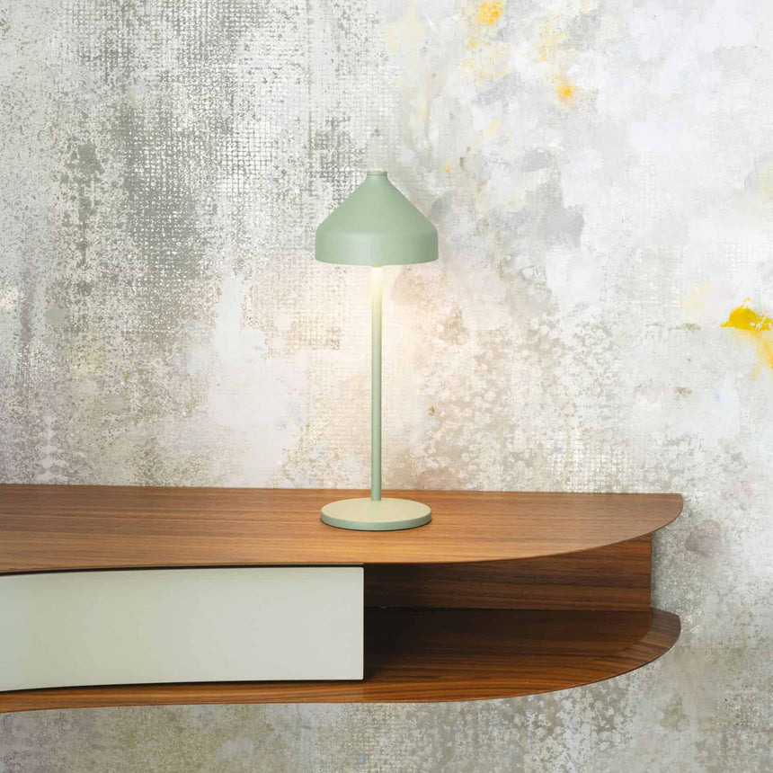 Lampă de masă Amelie reîncărcabilă – verde salvie