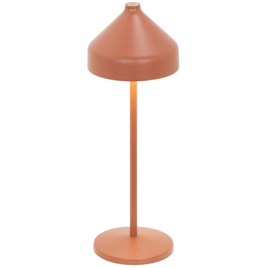 Lampă de masă Amelie reîncărcabilă – teracotă
