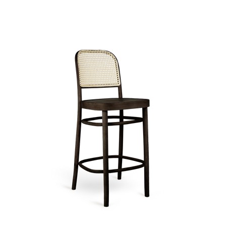 Scaun de bar Paged Benko H-8130 - 65 cm, spătar împletit