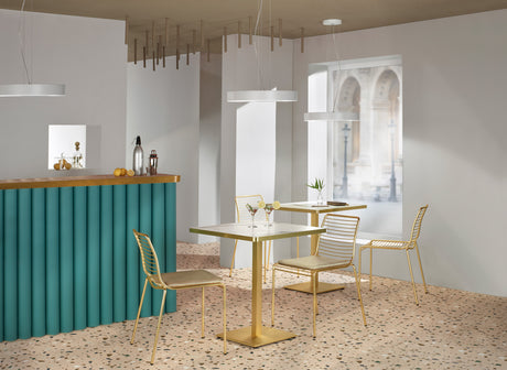 Blat de masă laminat SC 572, cu efect de marmură CarraraMobCenter