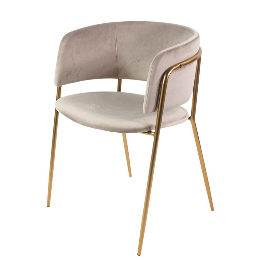 Scaun de dining Mia, culoarea bej