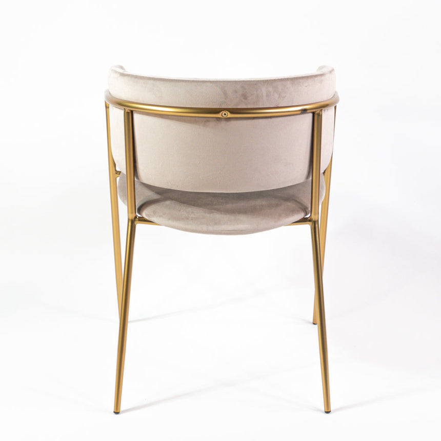 Scaun de dining Mia, culoarea bej