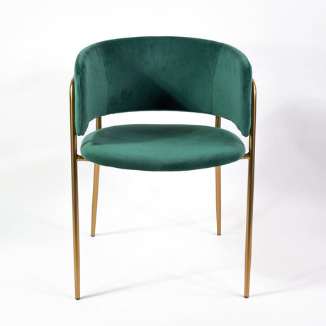Scaun de dining Mia, culoarea verde