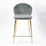 Lily scaun de bar confortabil de 65 cm, culoarea gri