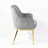 Nolan scaun de dining premium, culoarea gri