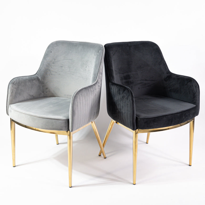 Nolan scaun de dining premium, culoarea gri