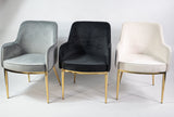Nolan scaun de dining premium, culoarea gri