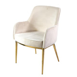 Nolan scaun de dining premium, culoarea crem