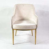 Nolan scaun de dining premium, culoarea crem