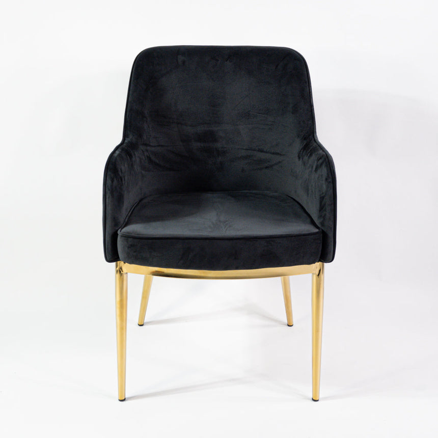 Nolan scaun de dining premium, culoarea neagră