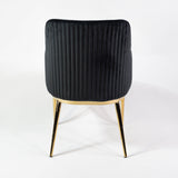 Nolan scaun de dining premium, culoarea neagră