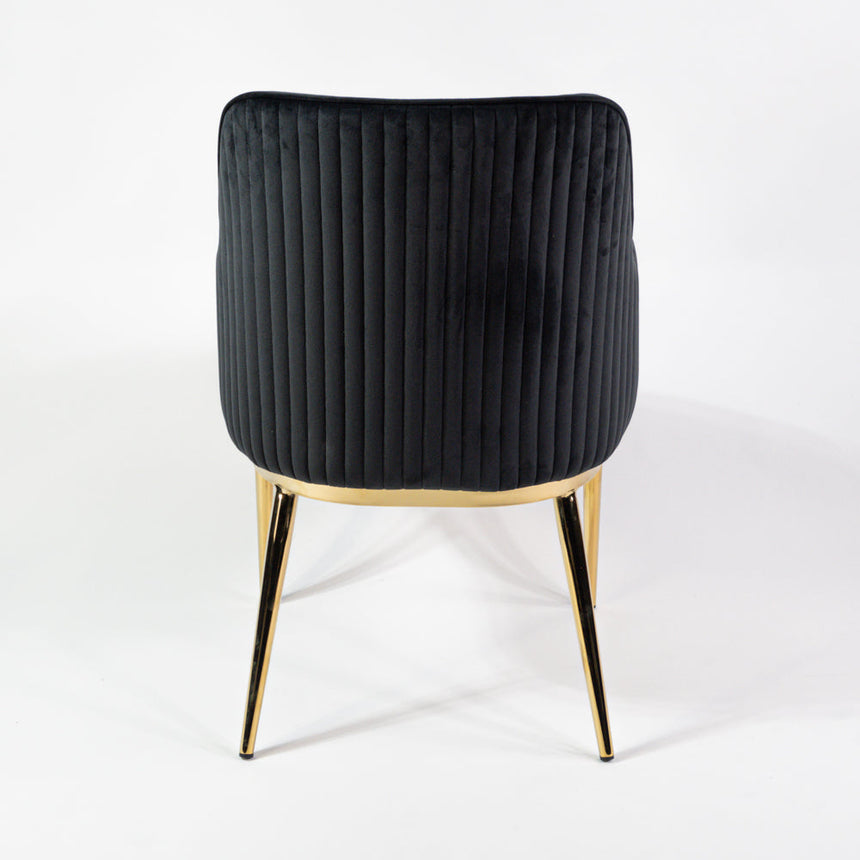 Nolan scaun de dining premium, culoarea neagră