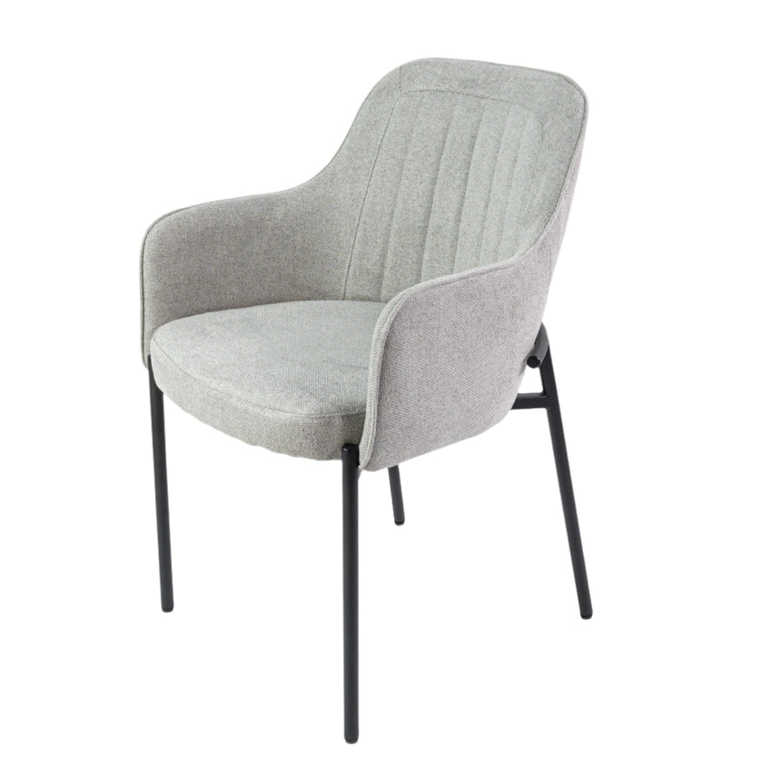 Scaun de dining Porto premium, culoarea gri
