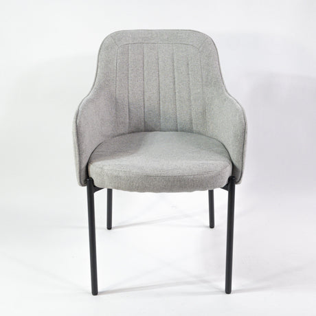 Scaun de dining Porto premium, culoarea gri