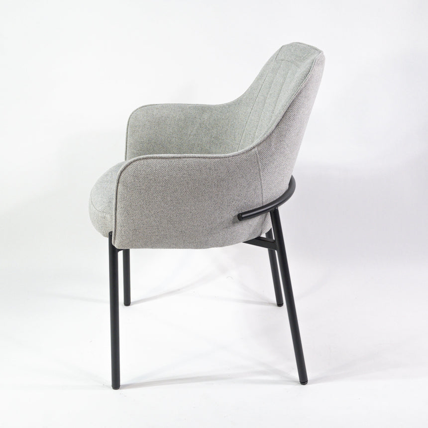 Scaun de dining Porto premium, culoarea gri