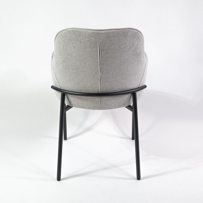 Scaun de dining Porto premium, culoarea gri