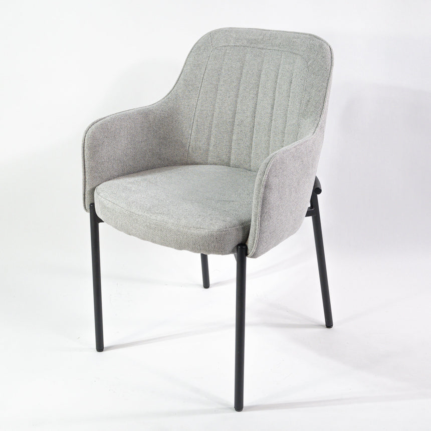 Scaun de dining Porto premium, culoarea gri