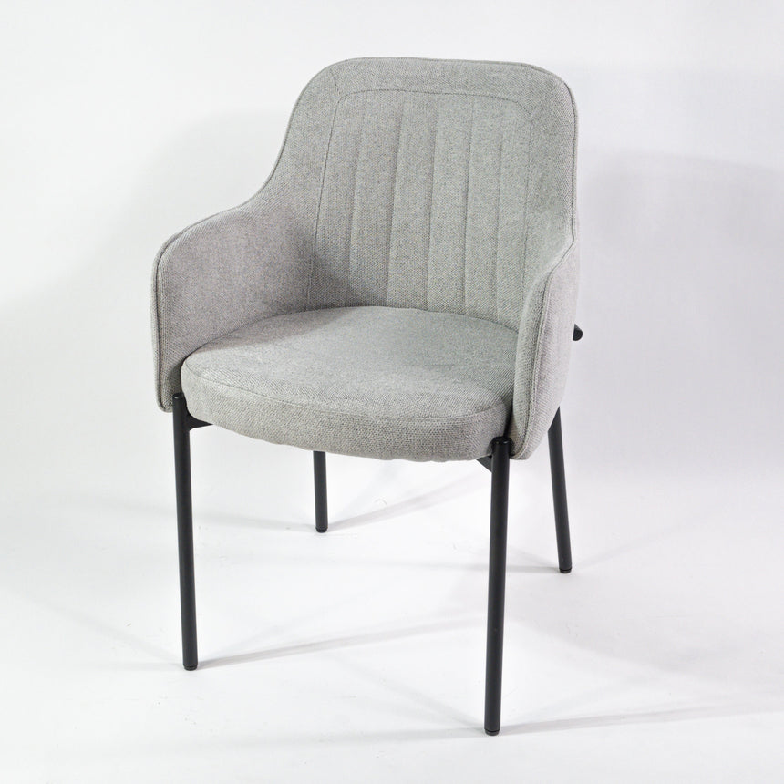 Scaun de dining Porto premium, culoarea gri