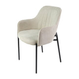 Scaun de dining Porto premium, culoarea bej