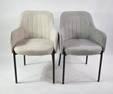 Scaun de dining Porto premium, culoarea gri