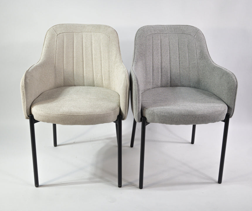 Scaun de dining Porto premium, culoarea gri