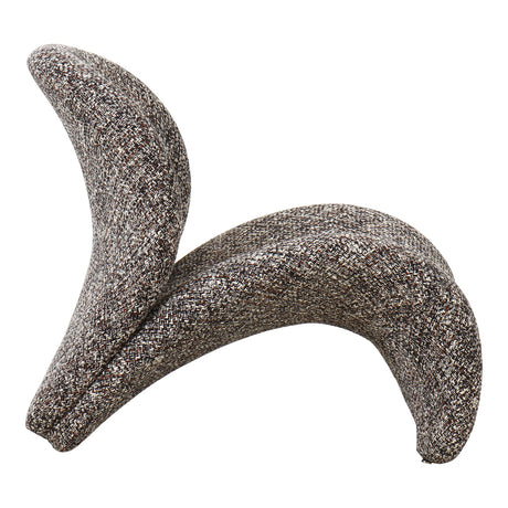 Fotoliu Sofia, culoare maro amestecatMobCenter