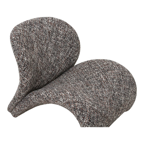 Fotoliu Sofia, culoare maro amestecatMobCenter