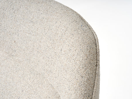 Fotoliu lounge LYNN, tapițerie alb murdar melanjMobCenter