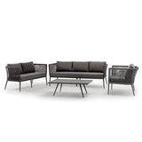 Set mobilier de grădină Grattoni Cuba 5 persoane