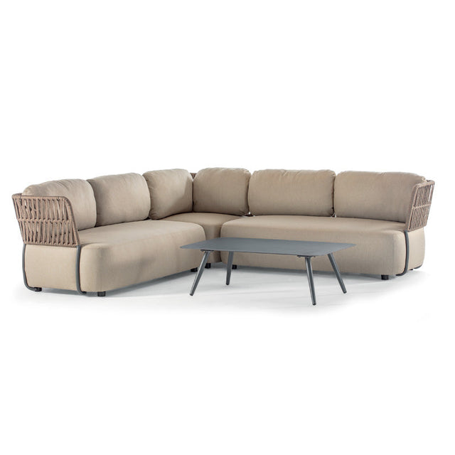 Set mobilier de gradina Grattoni Soft modular 4 persoane