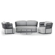 Set mobilier de grădină Grattoni Soft 4 persoane