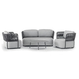 Set mobilier de grădină Grattoni Soft 4 persoane