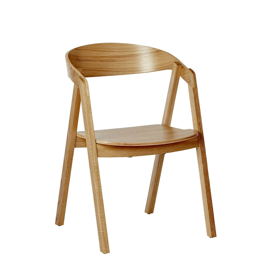 Scaun Guru din stejar curbat - tapițerie personalizată