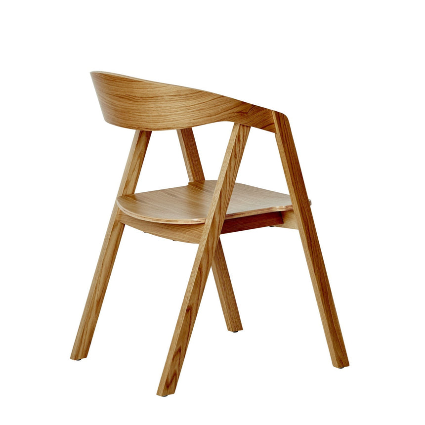 Scaun Guru din stejar curbat - tapițerie personalizată