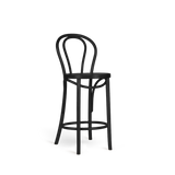 Scaun de bar Paged Classic H-1840 din lemn de fag masiv curbat, 68 cm