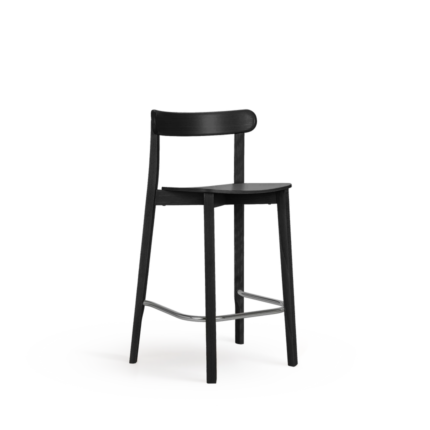 Scaun de bar Paged Icho H-4420 - lemn masiv de fag, 71 cm