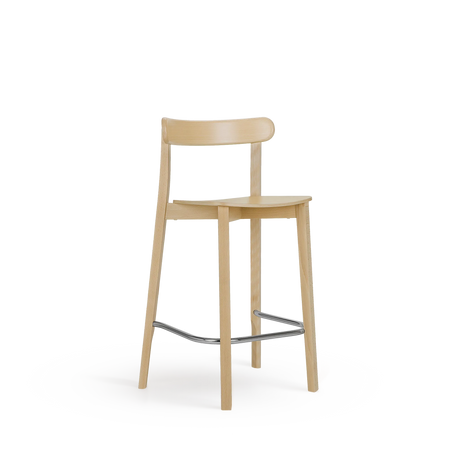 Scaun de bar Paged Icho H-4420 - lemn masiv de fag, 71 cm