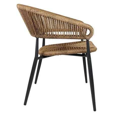 Jacco scaun de terasa pentru exterior, culoare naturalMobCenter