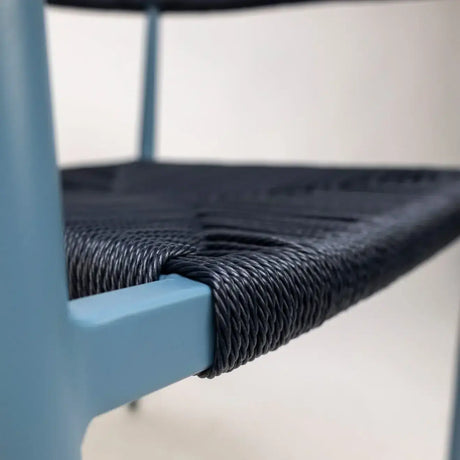 Jonah scaun de terasa pentru exterior, culoare albastruMobCenter