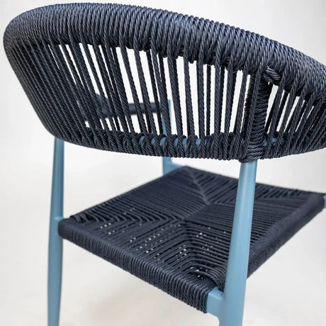 Jonah scaun de terasa pentru exterior, culoare albastruMobCenter