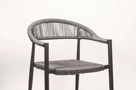 Jonah scaun de terasa pentru exterior, culoare griMobCenter