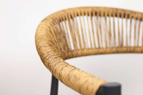 Jonah scaun de terasa pentru exterior, culoare naturalMobCenter