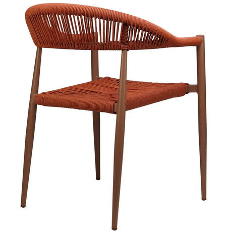 Jonah scaun de terasa pentru exterior, culoare portocaliuMobCenter