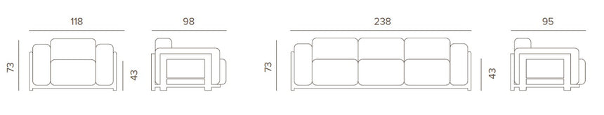Grattoni Rule alu. – set mobilier de gradina si terasa