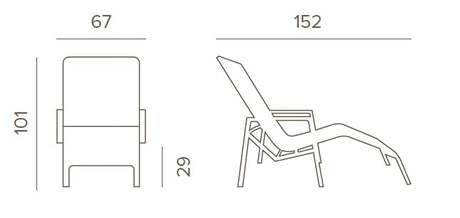 Sezlonguri de gradina Grattoni Cancun