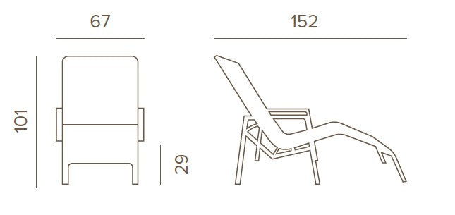 Sezlonguri de gradina Grattoni Cancun