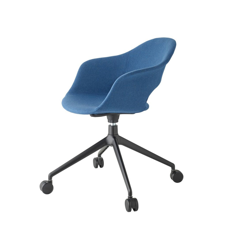 Scaun pivotant Lady B Pop cu rotile – tapițat